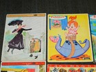 Vintage Frame Tray  Puzzles 1960s Whitman Mary Poppins Skipper Pinocchio Pebbles