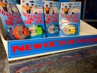 1990 Very Rare New Kids On The Block Store Display W  Four Nos Key Chain Viewers