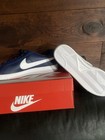 Nike Court Royale Men   s Low Top Lace-up Sneakers Blue white Solid