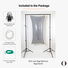 Ewot 500 Liter Turbo Oxygen Reservoir Bag W  Patented Dual Inlet Mega-flow Mask