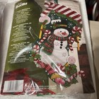 Bucilla Candy Snowman 86299  Sultana Tree Skirt Lot