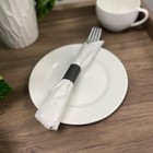  Pack Of 2500 Black Premium Napkin Bands Self-adhesive 1 5  X 4 25 