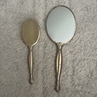2- Piece Antique Art   Deco Vanity Set W  Mirror  some Wear 