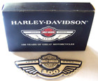 Harley-davidson 1903-2003 100th Anniversary Motorcycle Belt Buckle N o s W box