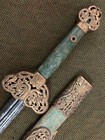 Collectable Old Handmade Chinese Talisman  jian  Sword Sharp Blade 
