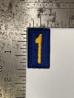 Royal Rangers Blue   Yellow Outpost Numeral 1 Patch - One Mini Size  150598