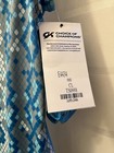 Gk Elite Leotard Blue Geometric Snake Skin Cl Child Large Strappy Back
