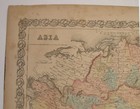 Antique 1859 Colton s Atlas Hand Colored Engraving Map Of Asia