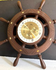 Vtg 1950 s Taylor Stormoguide 18  Temperature Humidity Barometer Ships Wheel