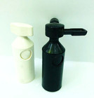 Rare Vintage 1980s Tom David Unicorn Pair White Salt   Black Pepper Grinders