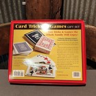Card Tricks   Games Gift Set Fun Card Activities Family Night Book  new In Box 