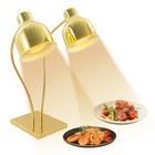 Food Insulation Lamp  Food Warmer  2-head Food Warming Lamp 110v
