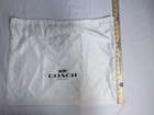Coach White Dustbag Women Designer Logo Handbag Accessory