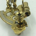 Vintage Nautical Aged Brass Sextant 4  Functional Maritime Decor  For Captain