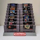Nintendo Snes  super Nintendo  18 Cartridge Display Stand