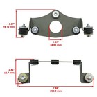 Caltric Reartail Light Bracket Assembly For Yamaha Raptor 660r Yfm660r 2002-2005