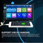 7  Double 2 Din Car Mp5 Player Bluetooth Touch Screen Stereo Radio With Camera