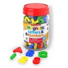   Magnetic Letters And Numbers For Toddlers - Abc 123 Alphabet Toy Magnets - 