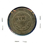 Ryko Car Wash Vintage Token Automatic Coin Machine  0a Medal