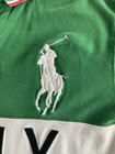 Rare Polo Ralph Lauren Custom Slim Fit Italy Green Men s Polo Shirt M  10 Chief