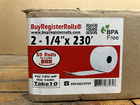 2 1 4  X 230  Thermal Receipt Paper 50 Rolls For Cash Register Credit Card Pos