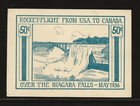 1936 Us Rocket Mail Card - Usa To Canada Over Niagara Falls - Ny Ipex - Ez 9d1