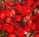 Crown Caps 144 New Red Bottle Caps Standard 26 5 Size For Soda And Beer Bottles