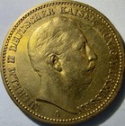 1901-a German States Prussia 20 Mark Gold Coin