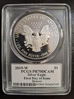 2019-w Proof Silver Eagle Pcgs Pr70 Dcam Fdi Denver John Mercanti Signed 