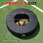 36 In Football Tackle Wheel With Heavy Duty Pu Leather Cover
