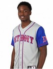 Nlbm Negro Leagues M5 Baseball Jersey Detroit Stars Grey