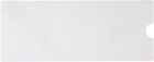 16  X 40  White Adhesive Vinyl Anti Slip Non Skid Safety Bath Mat With Drain    
