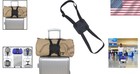 Adjustable Luggage Strap Belt  Elastic Add-a-bag Bungee For Suitcase Travel Blac