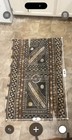 Vintage 1970s Fijian Masi Tapa Cloth Authentic Bark Cloth Tribal Textile Art 3x5