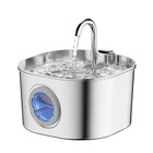 3 2l 2 2l Stainless Steel Cat Dog Water Fountain Pet Drinking Fountain Dispenser