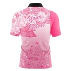  custom Name  - Roto Grip Breast Cancer Petal Pink Bowling Jersey Shirts S-5xl