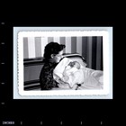 Old Vintage Photo Woman With Glasses Holding Baby Found Photograph Snapshot