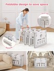 Baby Playpen  Foldable Baby Play Yard  Toddler Safety Fence  14-panel Adjusta   