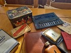 Huge Job Lot Vintage Antique Collectables Curios Drawer Finds Clock Tins Pen Etc