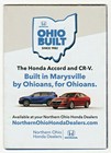 2021 Akron Rubberducks Pocket Schedule - Northern Ohio Honda Dealers Version