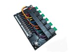 Race Car Fuse relay Panel Board 6 Circuits Color Coded Wiring Usa Made