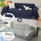 91  Extra Wide Sofa Cover Soft Chenille Sectional Couch Cover Dog Couch Protect