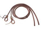 Working Cowboy Split Reins Heavy Oil Dipped 1 2  X 8  Weighted Ends By Weaver