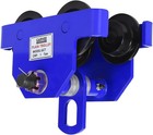 Manual Push Beam Trolley  1-ton Capacity  Adjustable 2 5 -7  Width 2200lbs Us