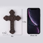 Cast Iron Wall Cross Decoration Rustic Antique Metal Cross Farmhouse Home Wal   