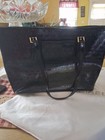 Michael Kors Jet Set Medium Carryall Tote Jet Logo Black 
