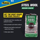 Homax Medium Coarse Grade  2 Steel Wool  12-pad 