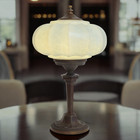 Original Art Deco Desk Lamp  blue Skies  1920 Table Lamp
