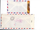 Kappys Stamps World War Two  1942-43 Curacao 2 Censored Covers To Usa  J47