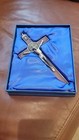 Holy Vintage Wooden Metal Wall Cross Crucifix  Blessed By Priest